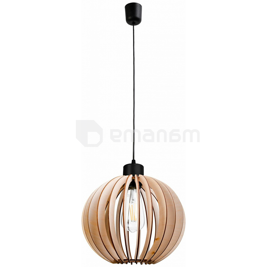 საკიდელი ADVITI PALLA Ø270 1 E27 შავი ხე