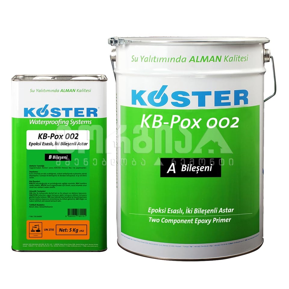 ეპოქსიდური გრუნტი  (A+B) 17კგ Koster KB-Pox 002