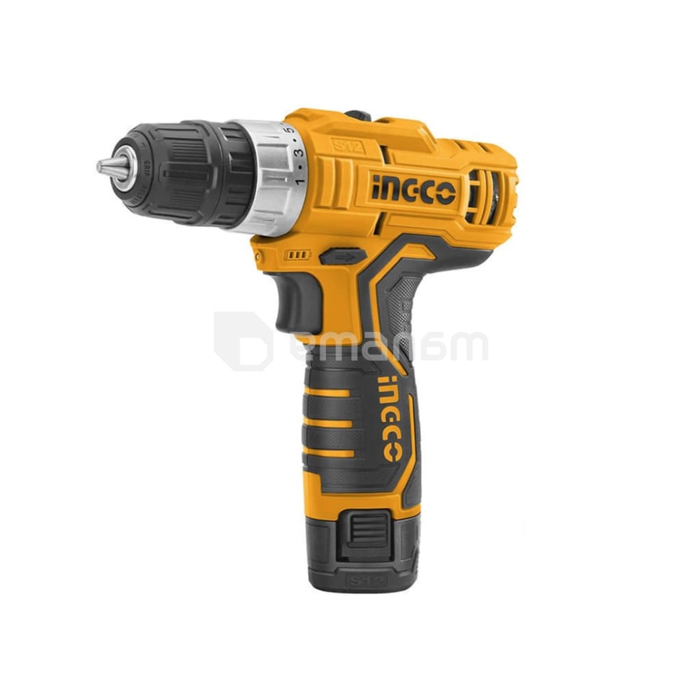 აკუმულატორის სჭვალსახრახნი Ingco 12V Li-Ion Proline CDLI12202