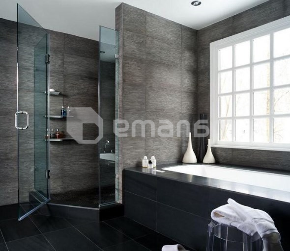 შუშა შხაპის  Alex Baitler AB245-90 90x90x200 cm დაბურული