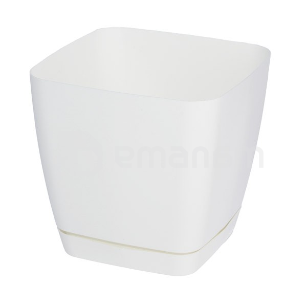 პლასტმასის ქოთანი FORM PLASTIC Toscana square 0732-011 Ø15 თეთრი