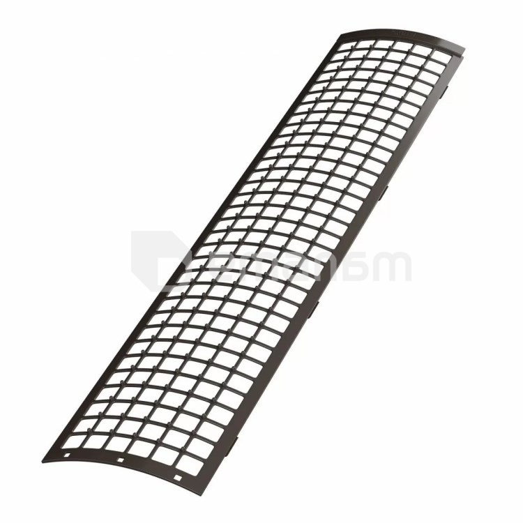 ღარის ცხაურა Technonicol 125/82 0.6 მ PVC მუქი ყავისფერი