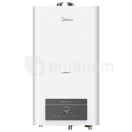 გაზის წყლის გამაცხელებელი ორკამერიანი Midea JSG26-13VLS WI-FI