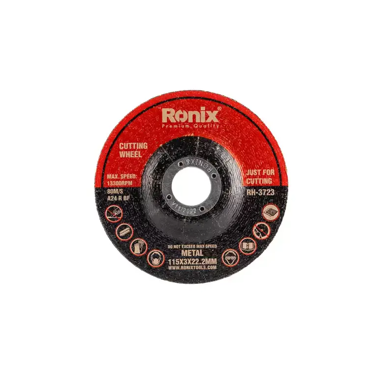 ფოლადის საჭრელი დისკი Ronix RH-3723, 115მმ*3.0მმ