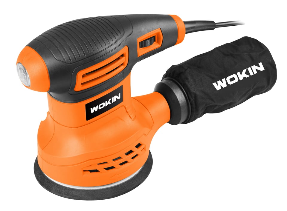 ელექტრო საპრიალებელი Wokin 788305, 280W, 125mm, Random Orbital Sander, Orange