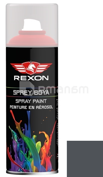 საღებავი სპრეი Rexon მუქი ნაცრისფერი RAL 7015 400 მლ