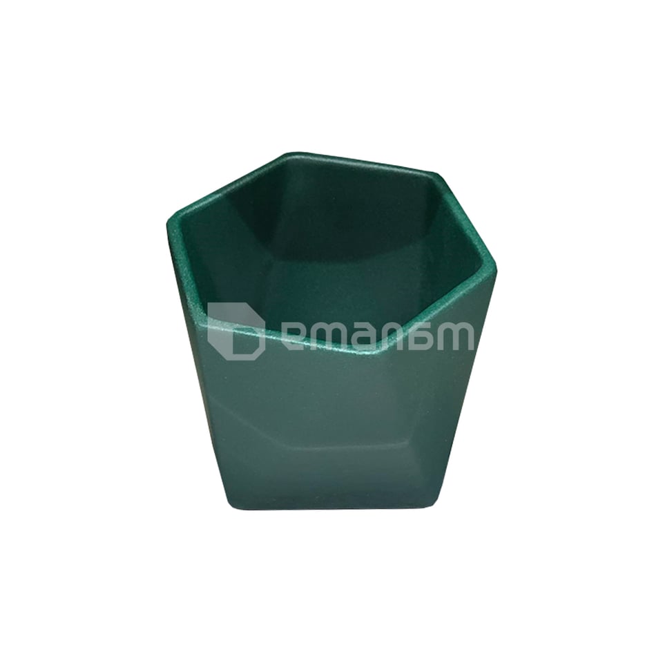 ქოთანი კერამიკული ზურმუხტისფერი Oriana №5 0,35ლ