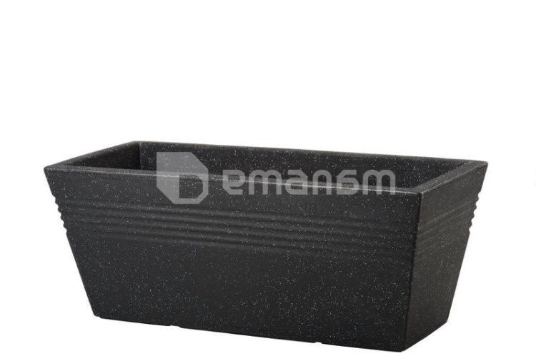 ყვავილის ქოთანი Keter Piazza Trough Granite 60 სმ