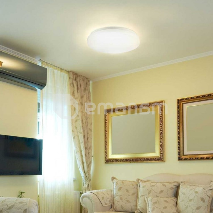 ჭერის განათება LED V-TAC 18W 3000 6500K  CCT CHANGING 3IN1 მრგვალი 217605