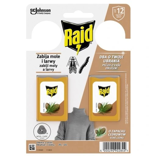 ჩრჩილის საწინააღმდეგო გელი Raid ფიჭვი 2 ც
