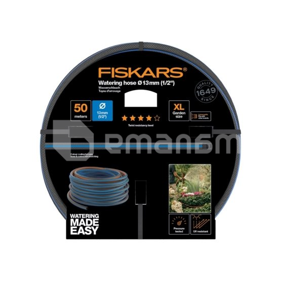 შლანგი Fiskars 1027106 Q4 13 მმ (1/2") 50 მ