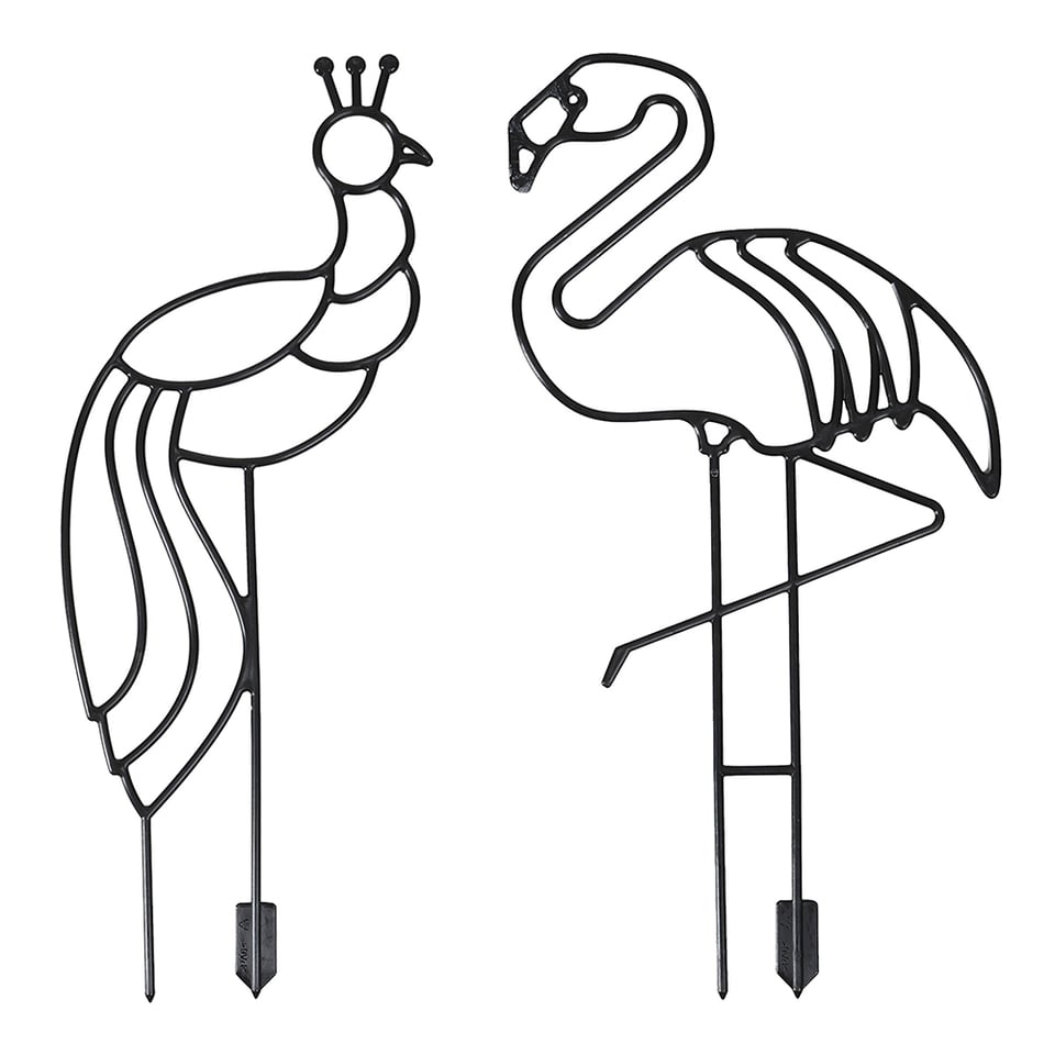 მცენარის საყრდენი Lamela 550 bird plant supports - black