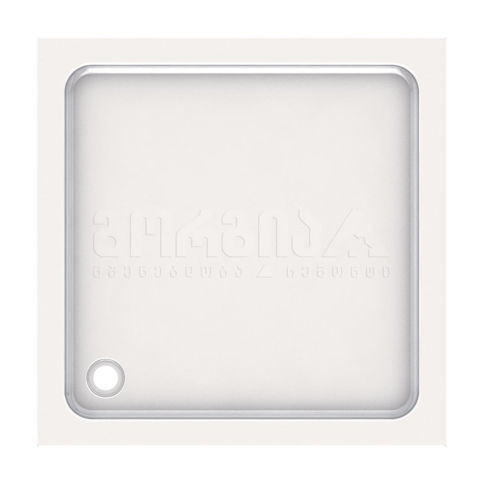 საშხაპის ძირი Orbit 90*90*20 ოთხკუთხედი