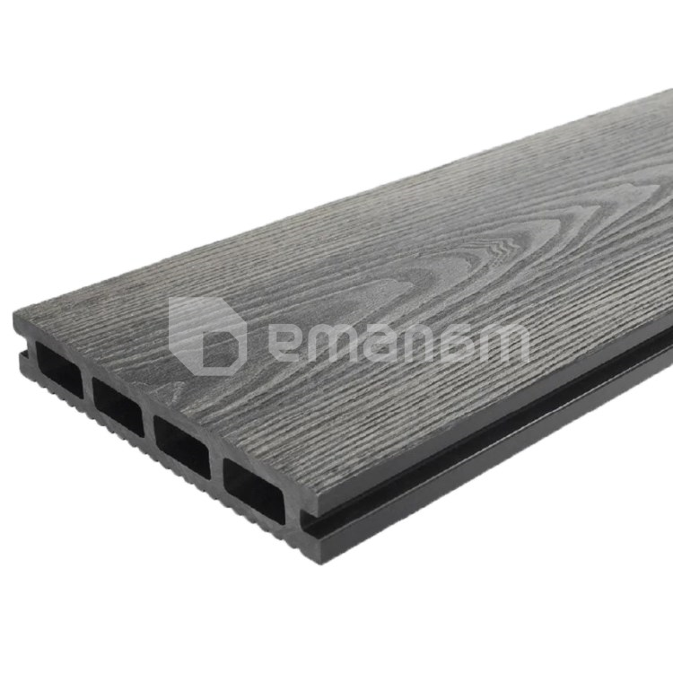 ფიცარი ტერასის Bergdeck S140 Grey 2200x140x25 მმ