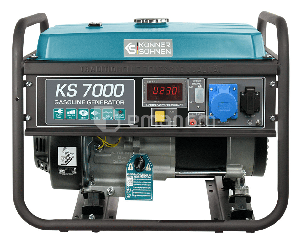 გენერატორი ბენზინის Konner&Sohnen KS 7000 5.5kW