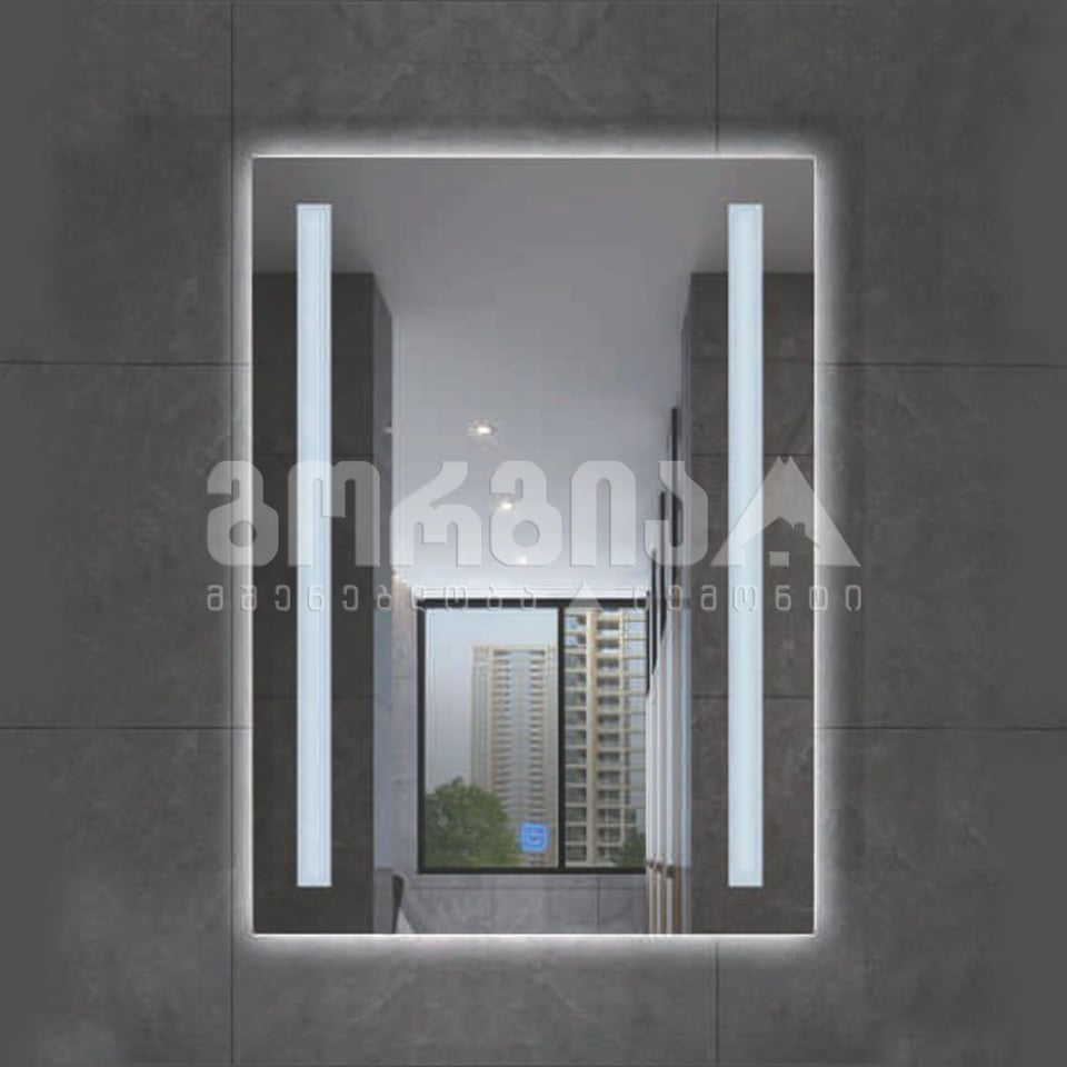 სააბაზანოს სარკე განათებით LED-061 70*50