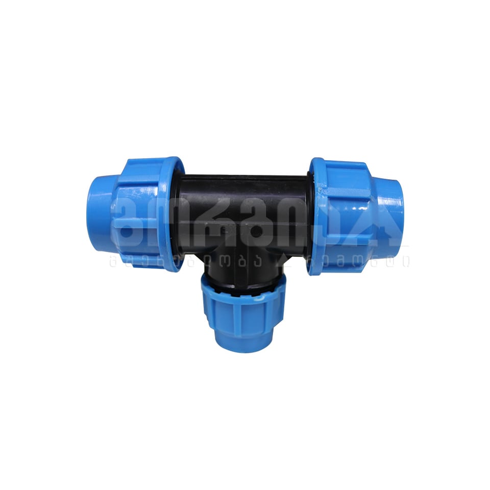 სამკაპი გადამყვანით შავი მილის 32/25/32