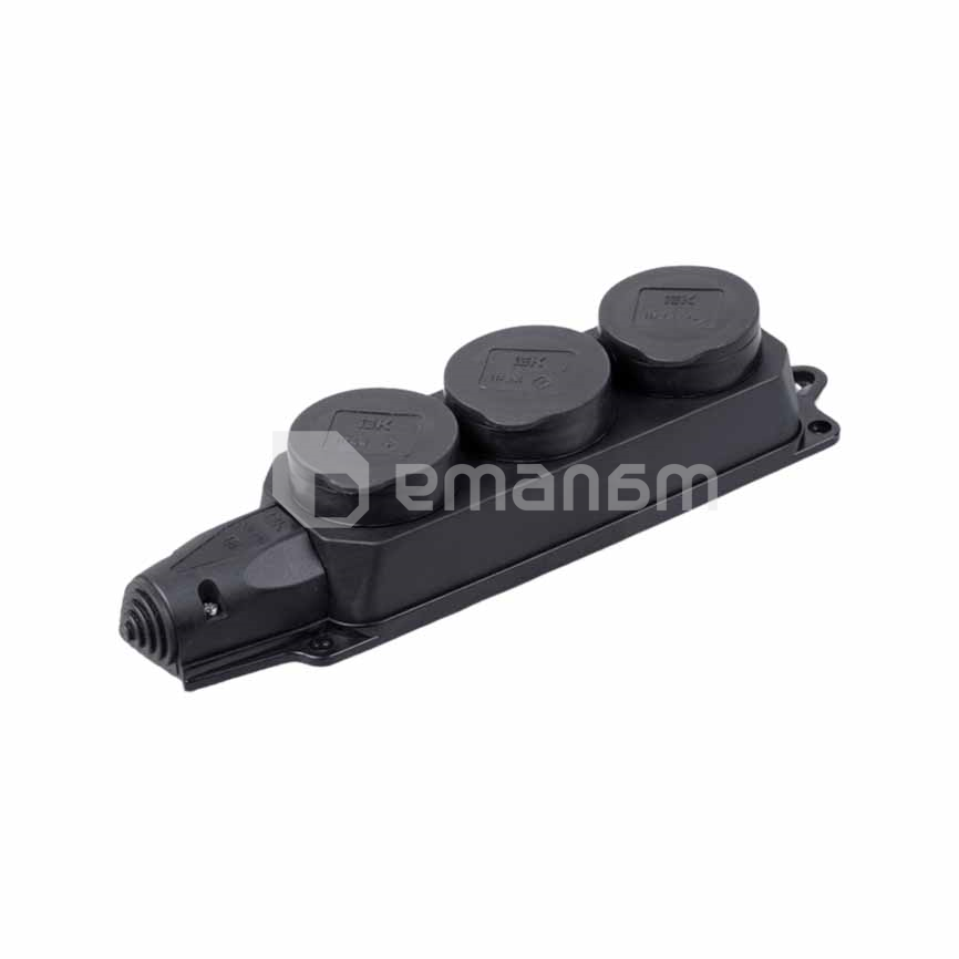 ბუდე IEK 3 კაუჩუკის დამცავი საფარით