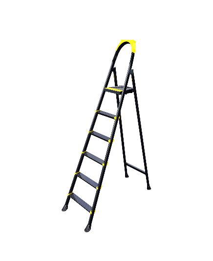 კიბე LEO PLUS 5+1 METAL STEP LADDER