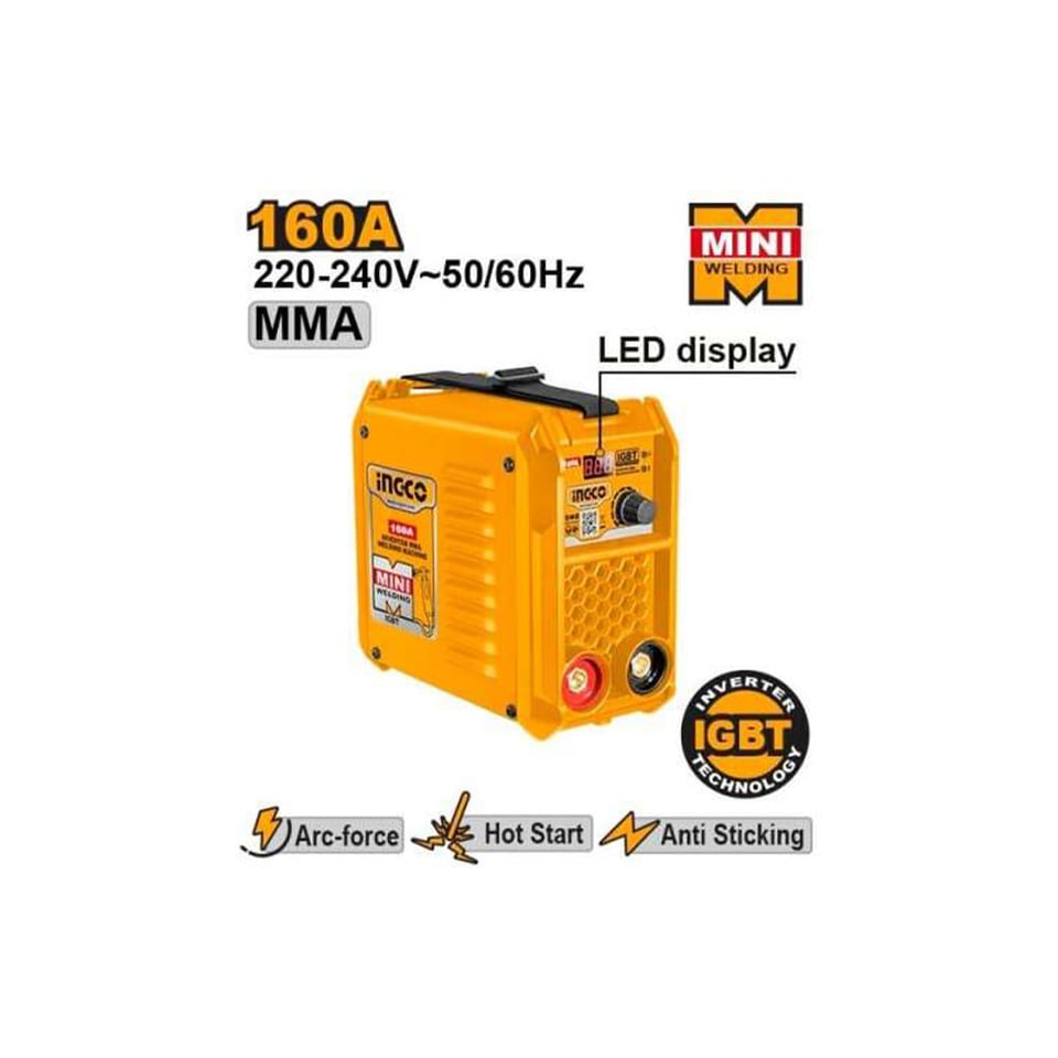 შედუღების აპარატი 160ა (ლითონის) Mini (ING-MMA16018)