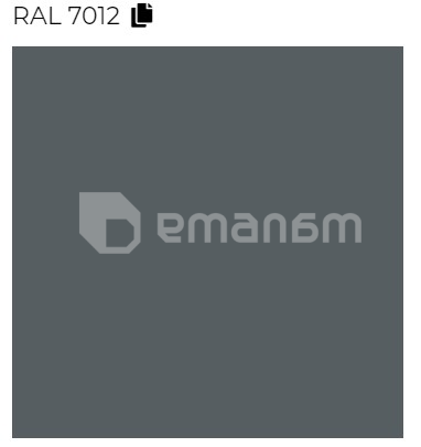 დეკორატიული საშრობი Terma EASY ნაცრისფერი Ral 7012 Soft (SX) 960/200
