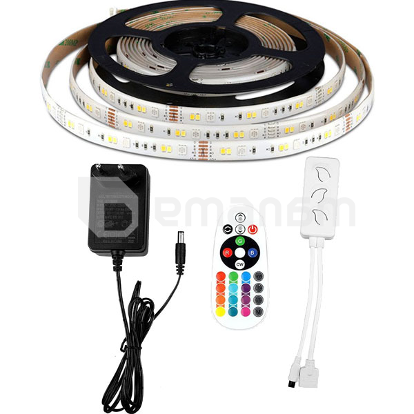 LED ლენტი V-TAC 2628 SMD5050+2835 IP65 54LEDs RGB+W 5 მ