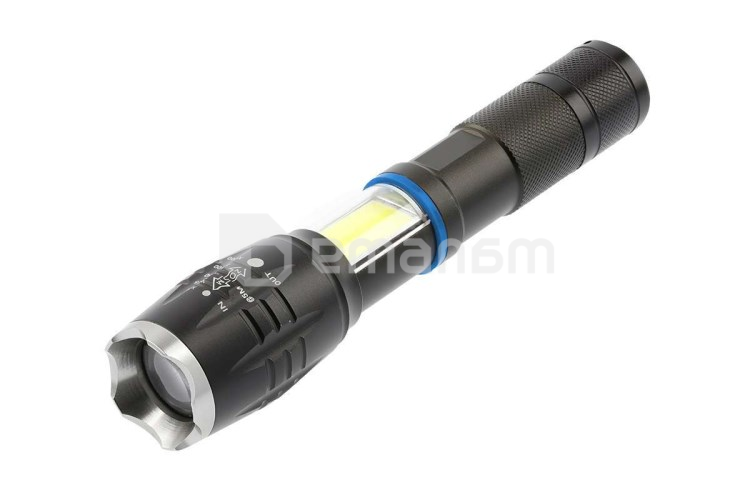 ფანარი GTV LED 1 AAA 8W 800lm 6400K 500m IP44 შავი