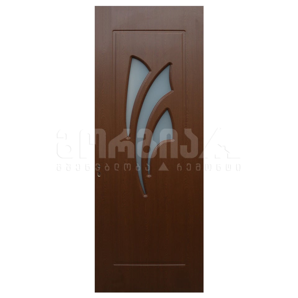 კარი მდფ MQ03 Dark Oak 1-27 2200x920x100 (მინით)