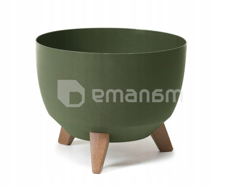 ქოთანი ყვავილის Lamela Bowl ROMA ECO 470 31,5ლ მწვანე