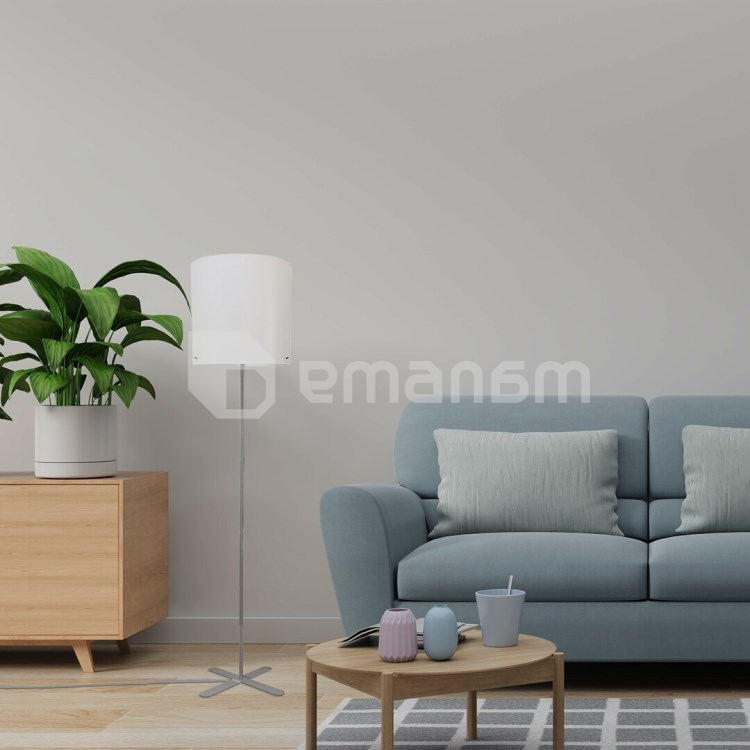 ტორშერი  Rabalux Izander E27 1x MAX 40W ვერცხლისფერი თეთრი 74012
