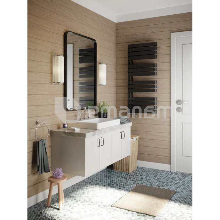 დეკორატიული საშრობი Terma WARP S 111x50სმ შავი Ral 9005