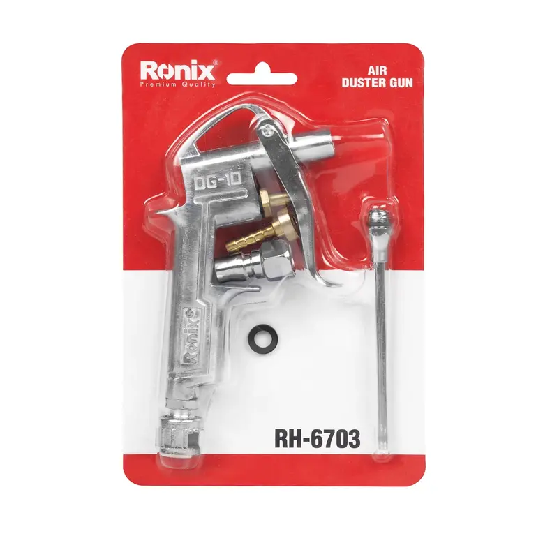 პნევმატური ჰაერის დამბერი პისტოლეტი Ronix RH-6703, 100mm, 2.5-5 Bar