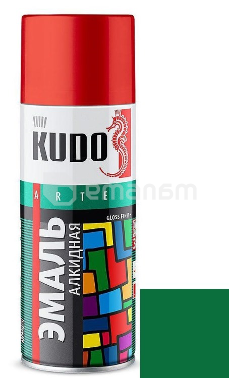 ემალი უნივერსალური Kudo KU-10081 Ral 6029 მწვანე 520 მლ
