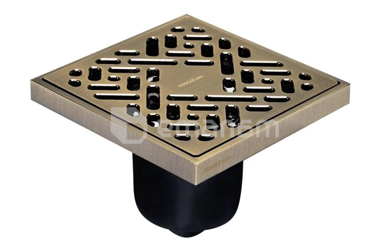 ტრაპი მაგნიტური კლაპანით MAGdrain FC10Q5-Q, პრიალა 100x100 სმ