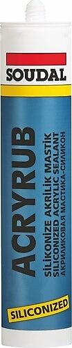117566 სილიკოაკრილიზებული ჰერმეტიკი 500გრ (თეთრი) -Acryrub Silikioniza Mastik/White/500/30/72