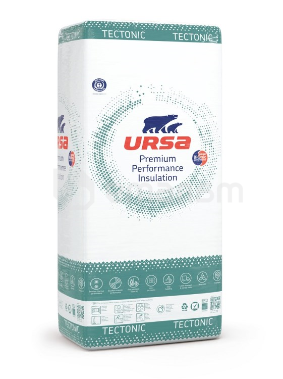 მინერალური ბამბა თბო-ხმის საიზოლაციო Ursa Premium Performance Insulation 1200x600x50 მმ 8.64 მ²