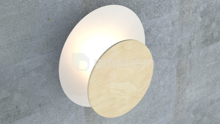 ბრა 1А EMIBIG CIRCLE G9 1x MAX 60W თეთრი