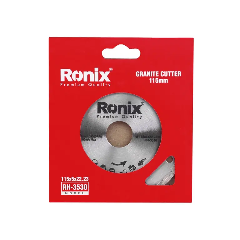 კერამიკული ფილის საჭრელი დისკი Ronix RH-3530, 115მმ