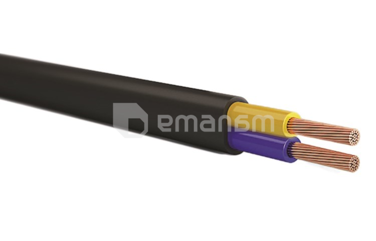 კაბელი SAKCABLE H05VVH2-F 2x2.5 10 მ.