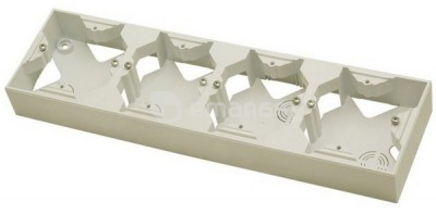 სამონტაჟო კოლოფი გარე მონტაჟისთვის ARIA OSPEL 4 ბეჟი