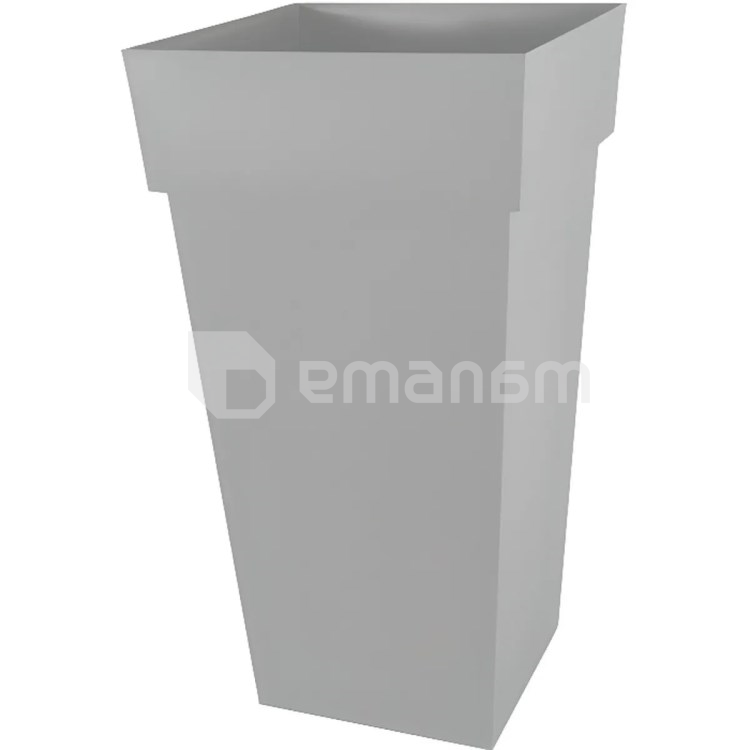 ქოთანი პლასტმასის EDA Plastiques POT TOSCANE XXL CARRE 98ლ 44 x 44 x 80,5სმ