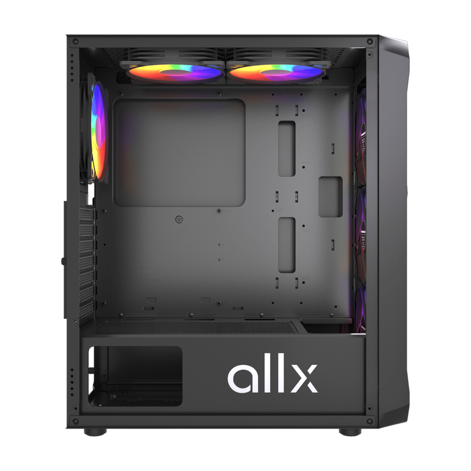 ქეისი ALLX AX-G2044, Computer Case, ATX, MATX, ITX, USB3.0, USB1.0x2, HD AUDIO, Black