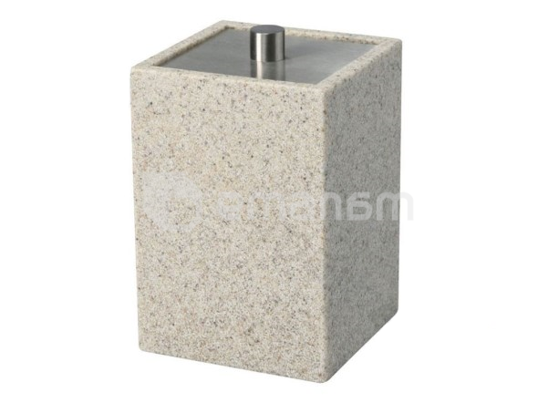 ჭურჭელი ბამბისთვის Bisk SAND COTTON BOX SAND-COLOURED