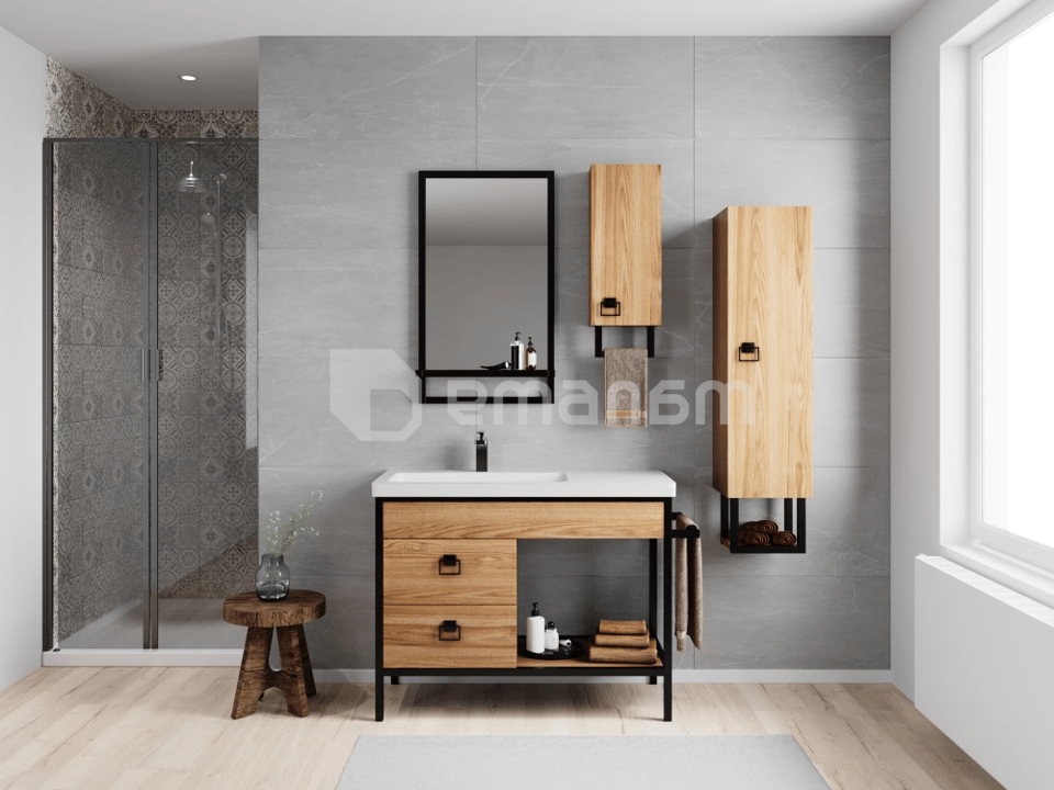 სარკე Denko Dila 70 OAK 55x88 სმ