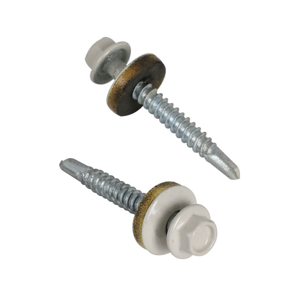 თვითმჭრელი ხრახნი რკინისთვის 5.5X40 RAL 9002