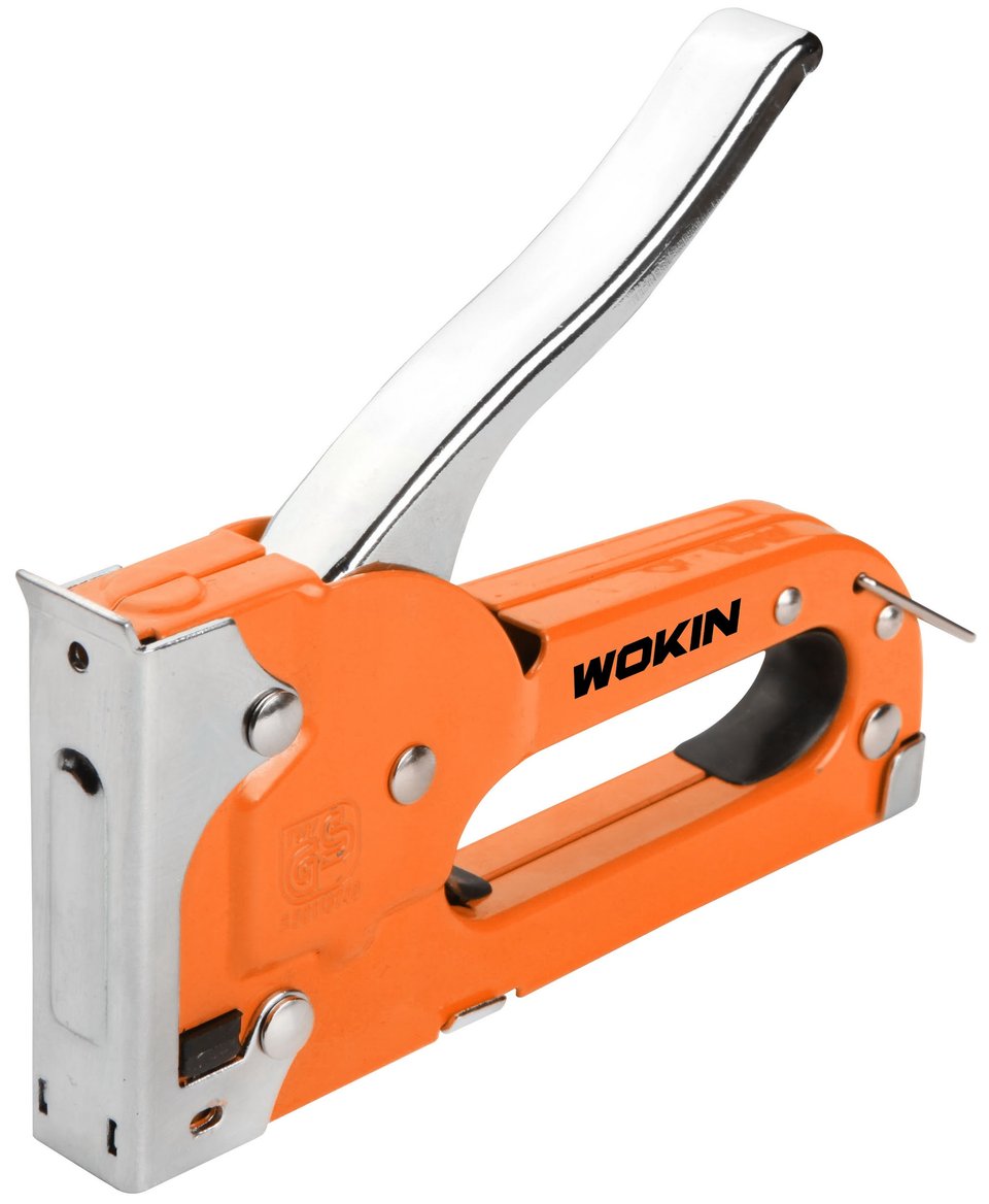 სტეპლერის თოფი Wokin 217108, 4-8MM, Medium Duty Staple Gun, Orange