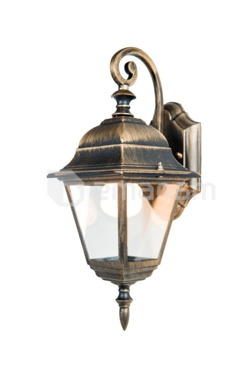 სანათი ბაღის New Light E27 1x IP44 ოქროსფერი შავი 1117S