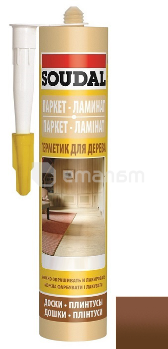 ჰერმეტიკი პარკეტის Soudal 300 მლ ალუბალი