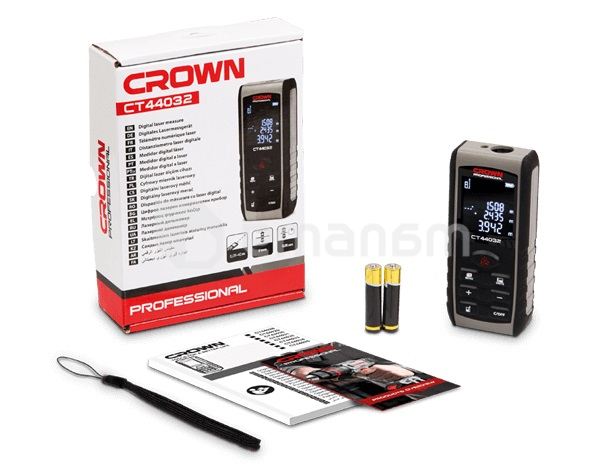 ლაზერული მანძილის საზომი Crown CT44032 40 მ