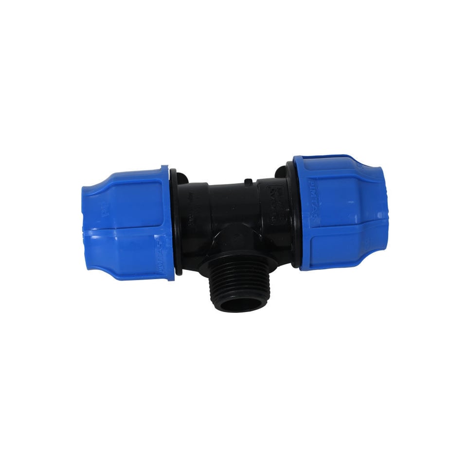 მექანიკური სამკაპი გარე ხრახნით 25X3/4X25 მმ